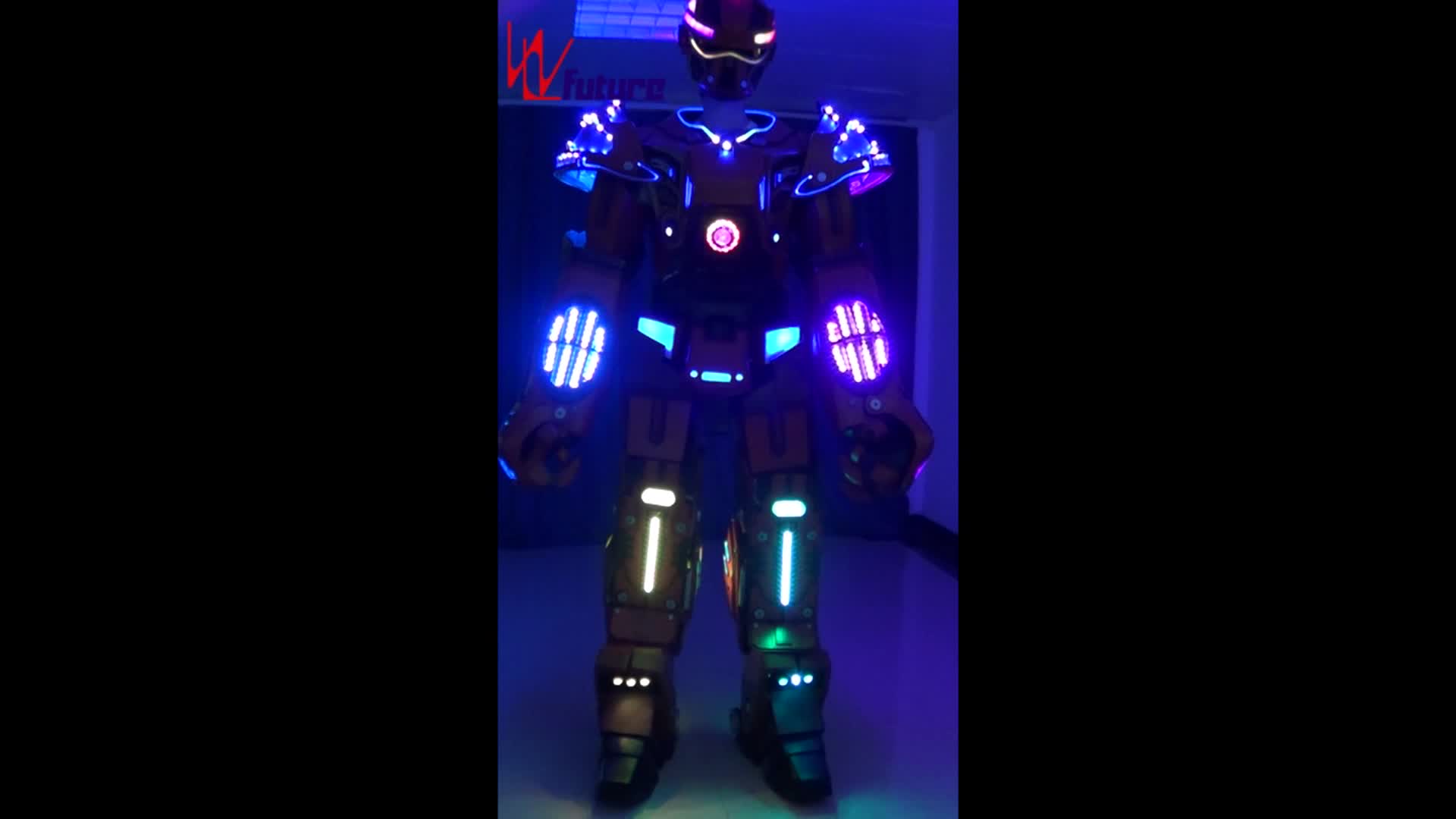 高品质的 led 机器人服装,用于活动展示的 led disfraz de robotsuit