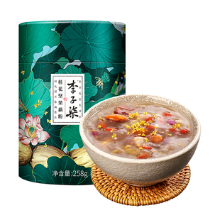 李子柒桂花坚果藕粉纯藕粉坚果羹营养早餐代餐食品258g×1罐