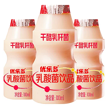 优乐多乳酸菌饮品0脂100ml*32瓶[2元优惠券]-寻折猪