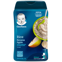 US imported baby food supplement 2 segment Garbo infant probiotics high-speed rail rice flour Banana Apple grain rice flour