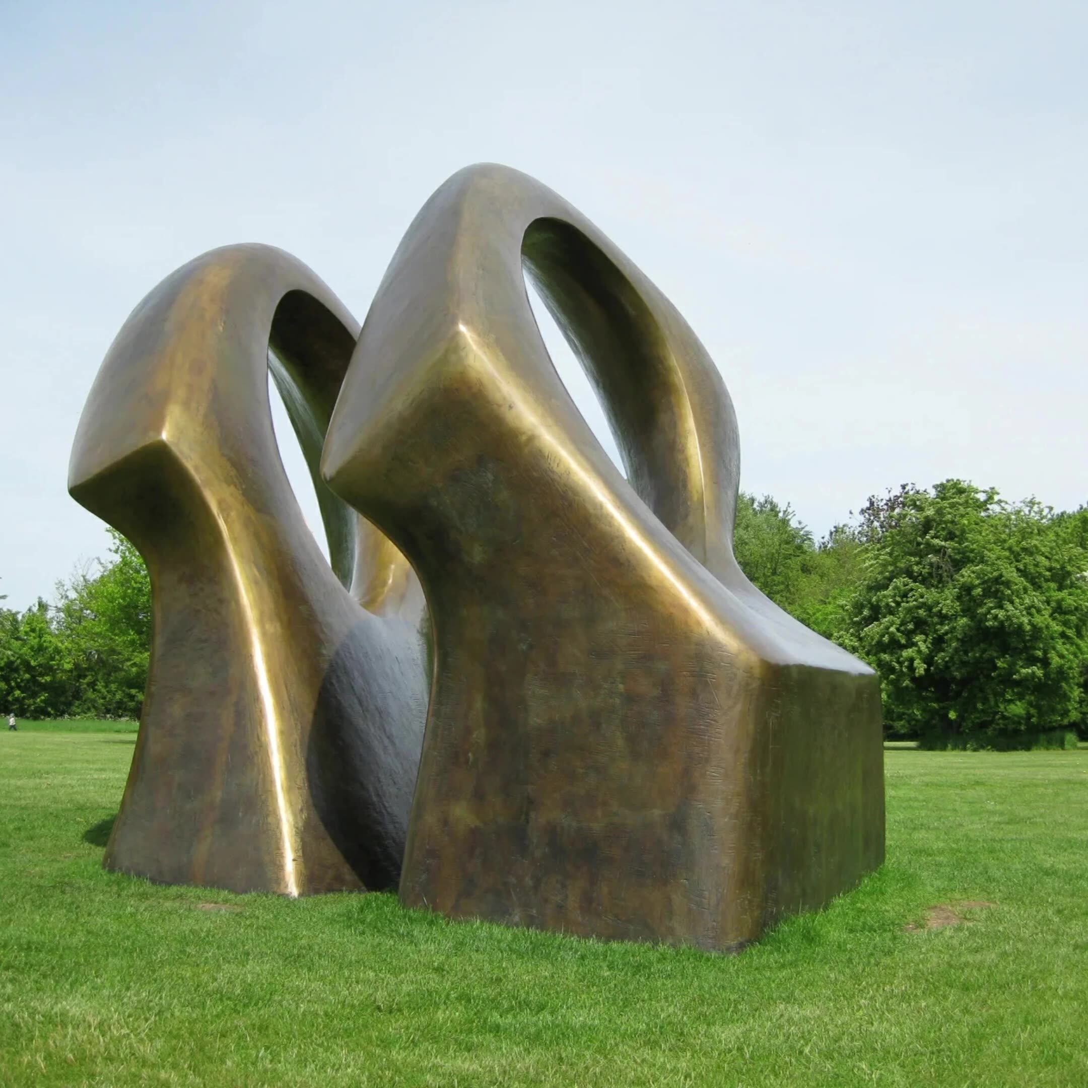 抽象石头铸铜雕塑异形铜石头公园雕像大型户外现代景观工艺品雕塑