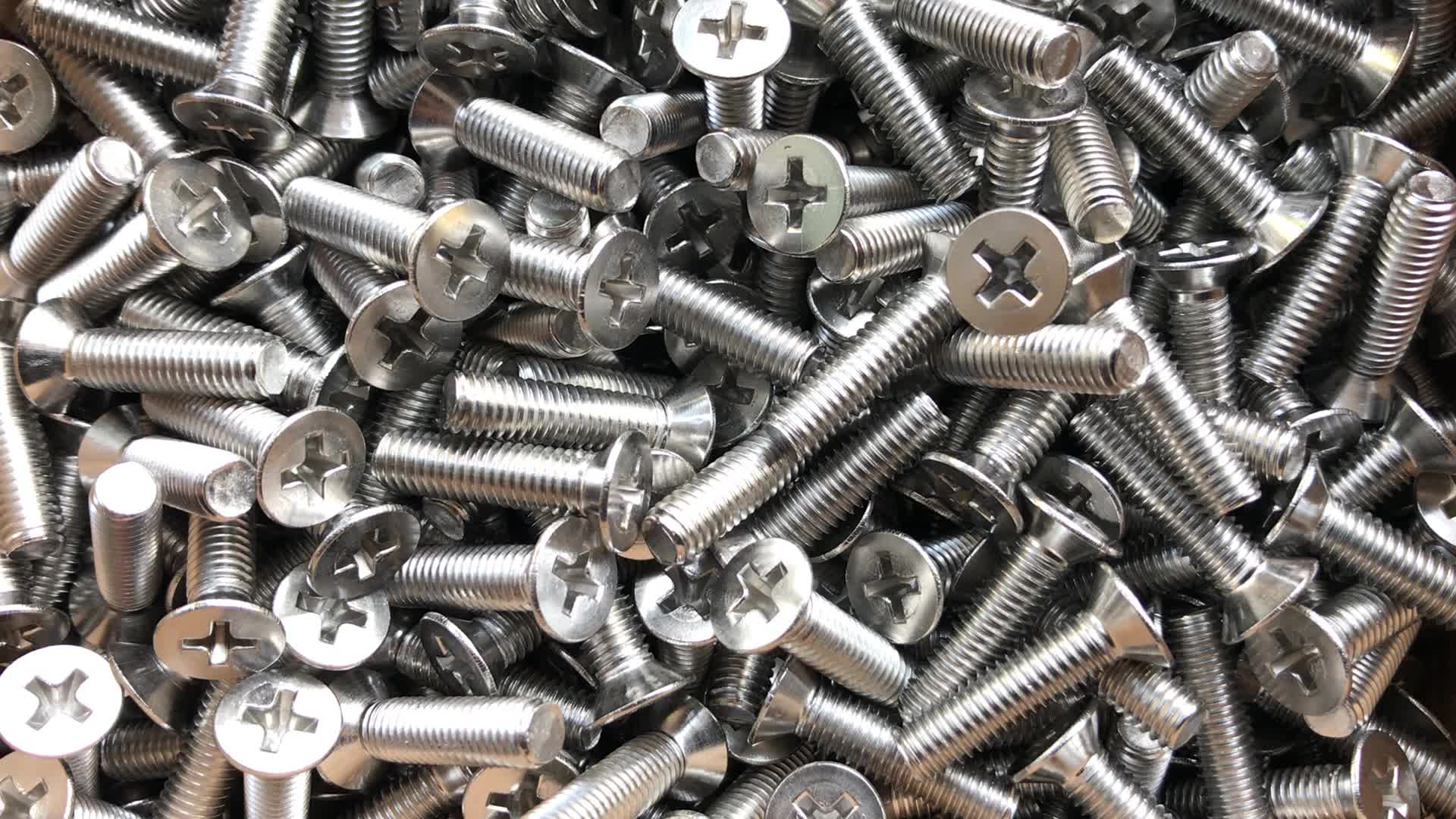 厂家304不锈钢十字槽沉头机螺钉沉头螺丝平头螺丝gb819机螺丝钉