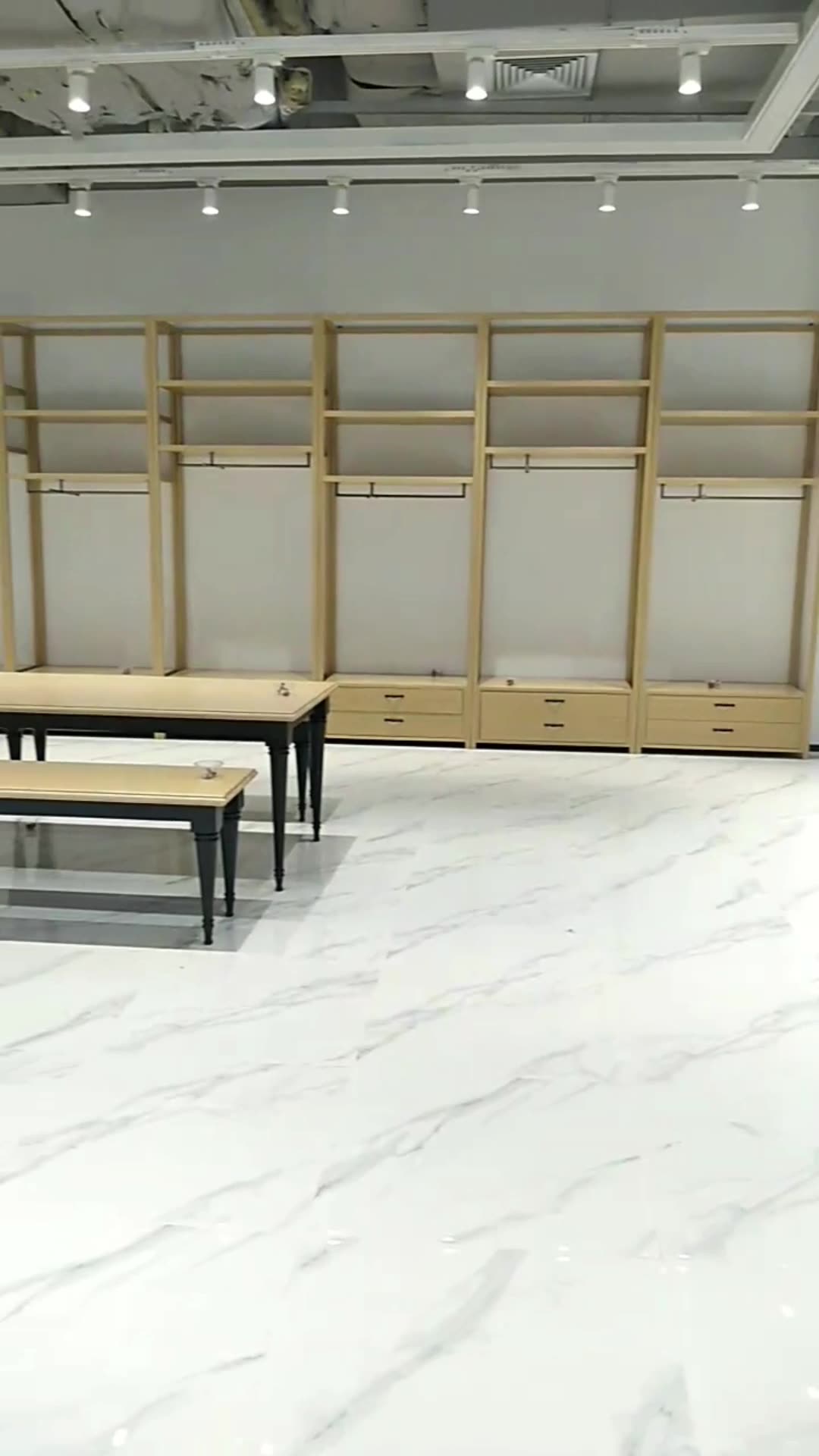 简约定制批发服装展示柜服装店模特道具女展示架橱窗展示台中岛柜