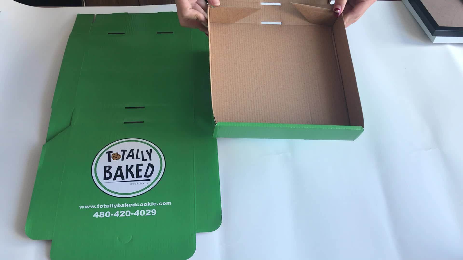 high quality custom pizza box carton packing box