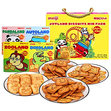 新加坡明治儿童饼干礼盒趣味组合装280g[2元优惠券]-寻折猪