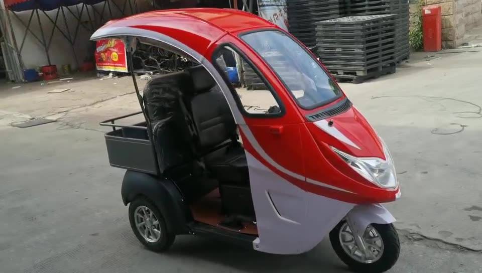 工厂直营三轮敞篷代步车出行双坐观光车成人男女电动车外贸畅销款