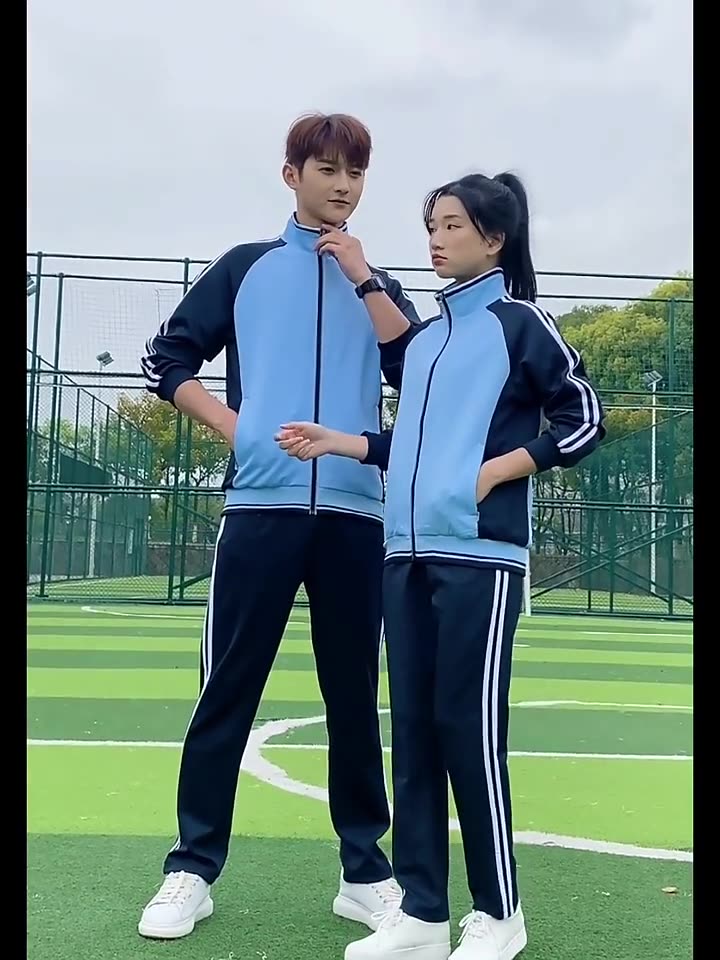 中学生校服运动服套装男女长袖春秋装小学生两件套高中初中生班服