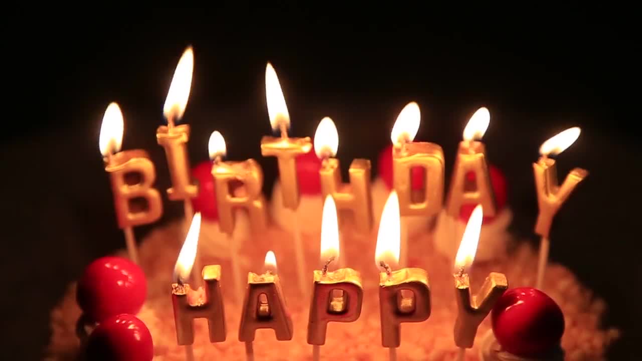 gold birthday happy letter candle/animals type candle