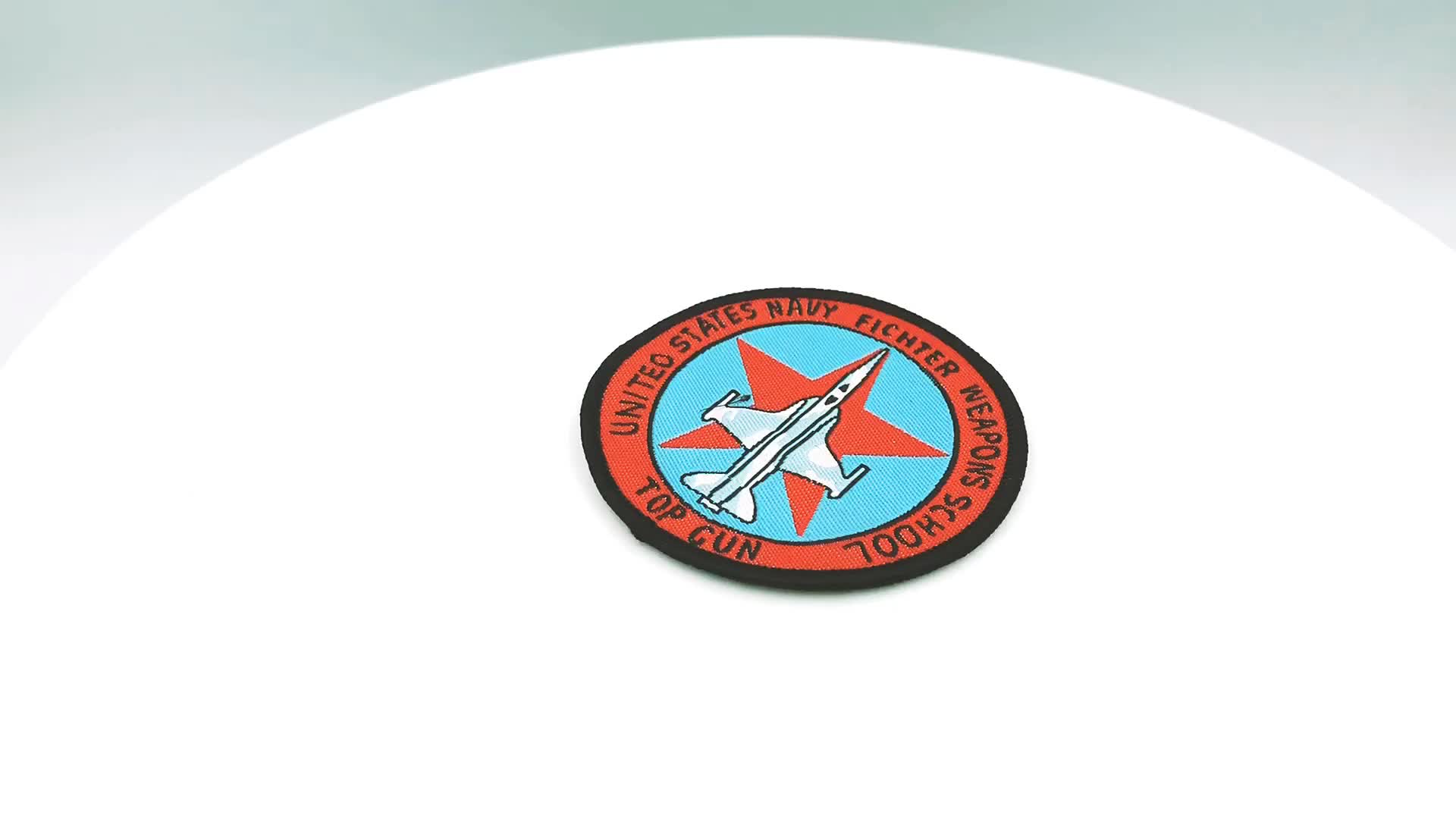 美国海军战斗机武器徽章学校刺绣徽章补丁帽子