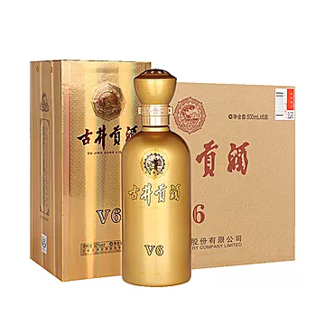 古井贡酒V6-50度500ml*6瓶[30元优惠券]-寻折猪