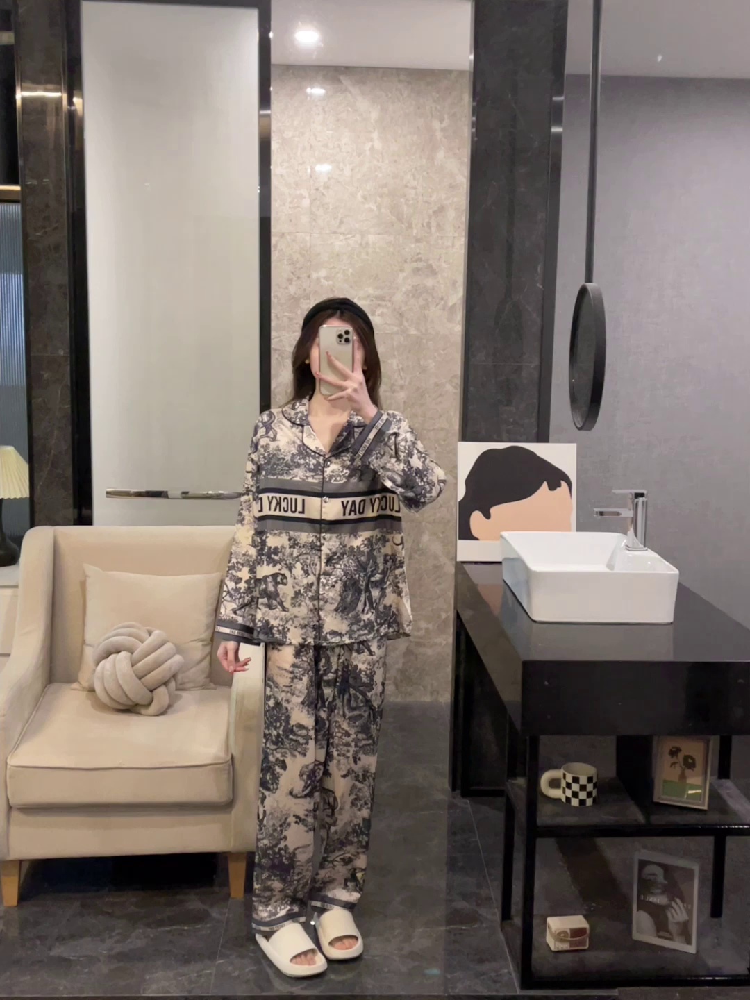 冰丝睡衣女春秋季长袖穿出高级感✨