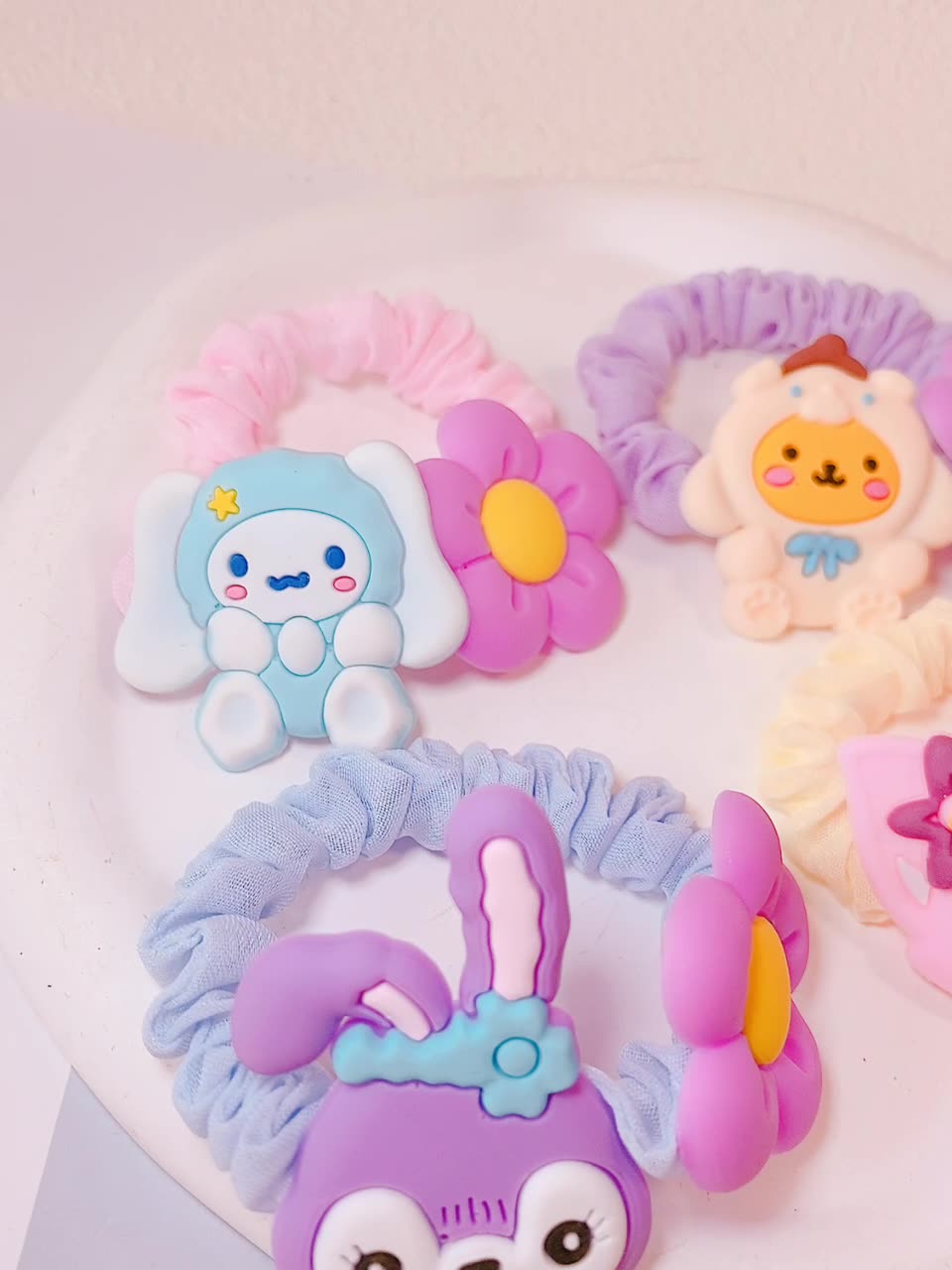 义乌头饰品2元文具店网红发饰批发可爱儿童可爱大肠发圈头花a241