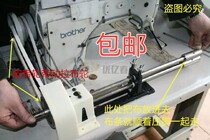 Sewing machine small cloth machine thickened flat car double needle car speed control pull cloth machine rubber with tug pull frame