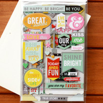 Judy handmade scrapbookdiy album Diary 3D decorative cardboard stereo sticker 65PCs