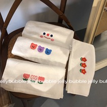 * jelly bubble * Korean ins cute flower cloud Smiley bear student face towel towel towel