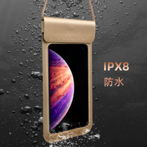 TPU mobile phone waterproof bag diving cover touch screen swimming drifting underwater photo Apple Huawei millet waterproof cover
