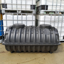 0 7 cubic finished product thickened feces pool PE plastic bucket new rural toilet transformation household three-Grid pressed film dung