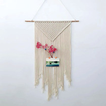 Bohemia INS handmade art tassel tapestry Nordic Wall Wall decoration homestay decoration decoration painting living room