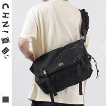 Functional Messenger Bag Single Shoulder Bag Boys Canvas Poor Bag Single Shoulder Backpack Cycling Sports College Student Bag