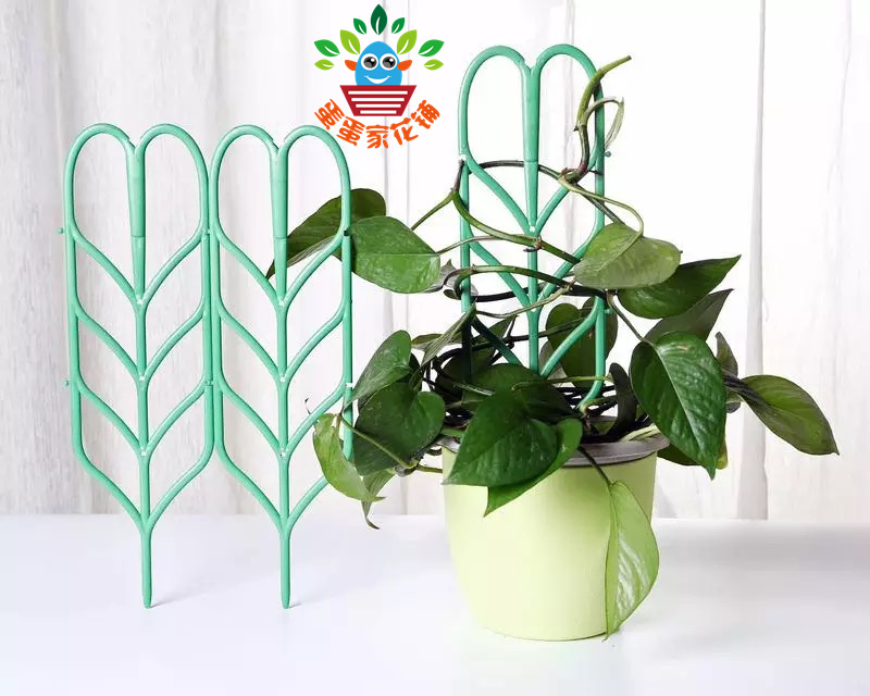 Leaf-shaped climbing rattan stand Climbing rattan plant stand Clematis gardening flower stand can be superimposed combination of three sets