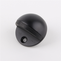 Taiwan Yibili anti-collision door stopper to touch the bedroom door suction limit bathroom glass door door stopper turtle top black
