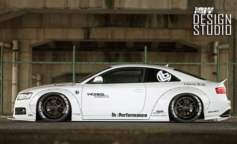 包邮湾岸车贴 低趴宽体改装贴纸 jdm lb自由步 lb-works liberty