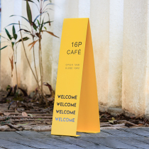 Outdoor Floor Instruction Brand Cafe Door Signboard Stainless Steel Display Brand A Signboard