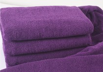 Beauty bed big pedicure towel handrail wipe car squat towel shop square stool purple 35 * 75cm(120g bed sheets