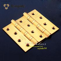 Tianyu lock hardware hinge 4-inch stainless steel bearing folding copper hinge indoor solid wood door set door hinge