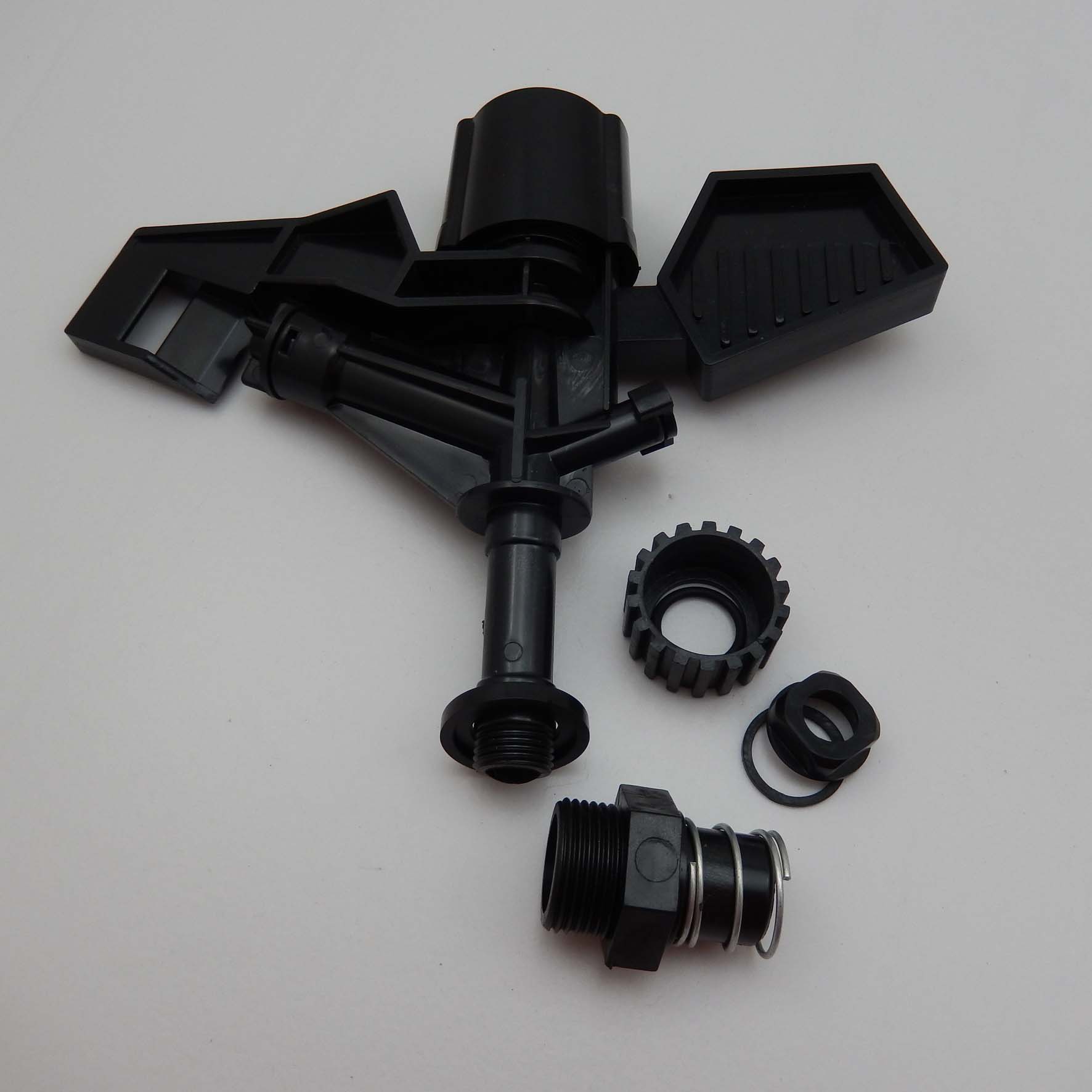 农业塑料可控摇臂喷头绿化灌溉草坪园林园艺喷头6分1寸