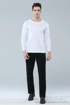 Thermal transfer special T-shirt long sleeve wholesale blank modal white T adult thermal sublimation advertising shirt T-shirt