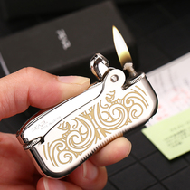 Japan imported pearl lighter TSUBOTA PEARL pearl lighter kerosene ultra-thin personalized kowtow insect old