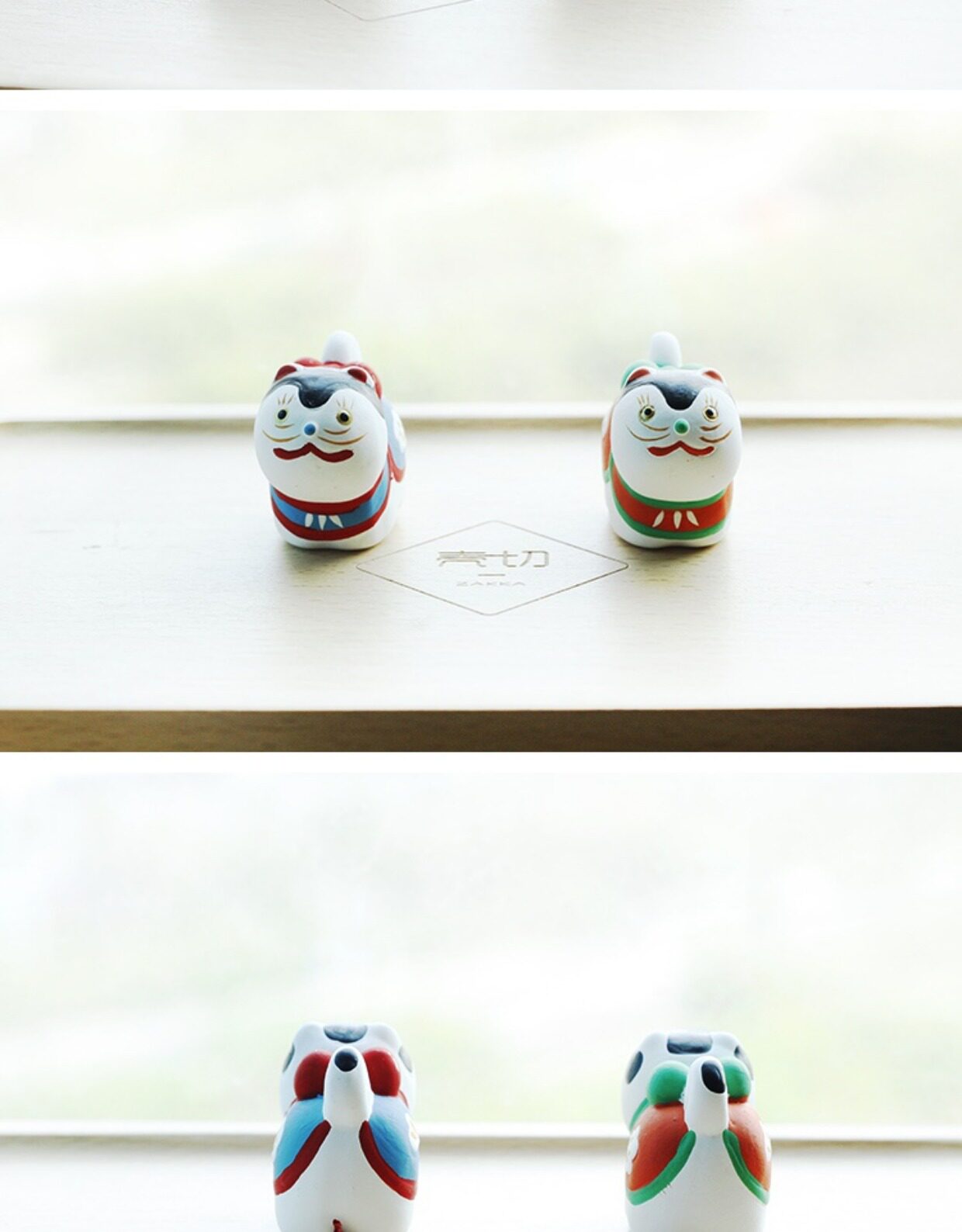 现货 日本中川政七商店 陶土招福许愿小达摩摆件附吉签