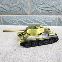 Zinc alloy t34 tank model Metal Crafts Home ornaments World War II Soviet armored vehicle T34-85