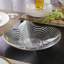 Germany originally imported Nachtmann Crystal Fruit Disc Creative Leaf Fruit Salad Bowl simple European style