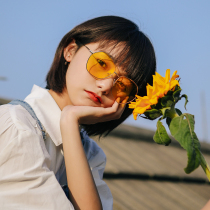 Personality 2020 Summer Retro Polygon Tea Sunglasses Female ins Hong Kong Wind Net Red Girl Street Shot Sunglasses