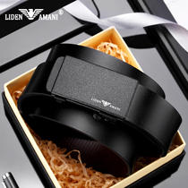 Liden Mani Leather Belt Man Genuine Leather Tide Young Man Automatic Button Luxury 2022 New Pants Belt Man