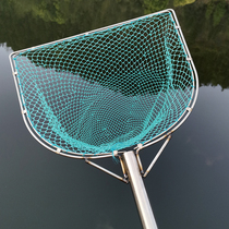 Stainless steel Transcript solid double-ring fish bailing nets handmade fine eye mesh pockets to catch sea catch fish Shrimp Seafood Fishing Fishing Gear