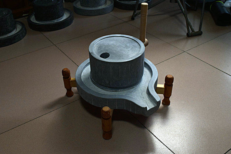 小小石磨青石磨子家用风水摆件纯手工迷你磨盘创意家居饰品工艺品