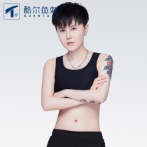 LES Handsome T Beam Chest Vest Short hook bunches Chest COS Bunch Chest Coat Large Chest small without bandage Tight Fit Underwear