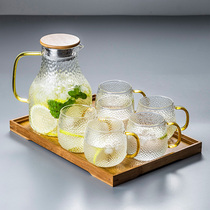 Trio light luxury water cup set glass creative Japanese cup set home living room simple water cup tea cup