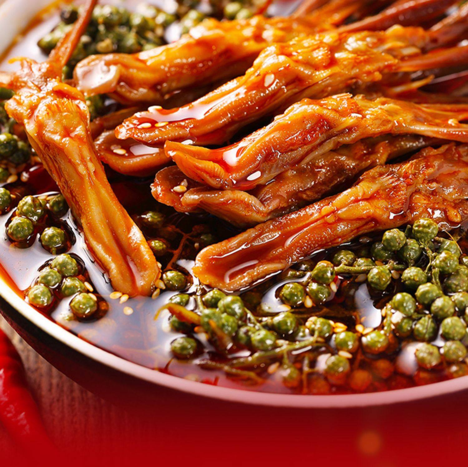 良品铺子甜辣鸭舌120g酱鸭舌头小零食小吃卤味鸭肉食品