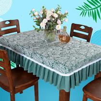 Nordic field garden table cover full bag rectangular table cloth for home small fresh red wood dining table cloth square table cloth
