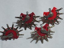 New 40 s 8th gear 1 knife silver contact Rotary switch old radio instrument collectibles