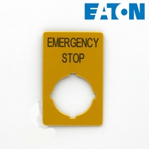 EATON Eaton emergency stop button sign M22-XZK-GB99