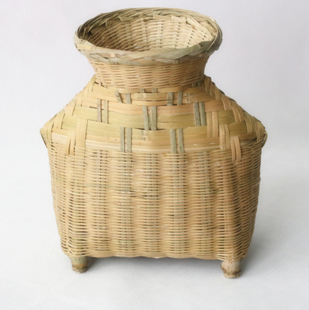 预售贵州省手工鱼篓乡村经济型竹编笆篓花器收纳筐舞蹈道具竹制品