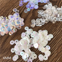 DIY hand sewn sequins 6MM fish scales wedding accessories accessories special bright handmade dance clothing beads 30g