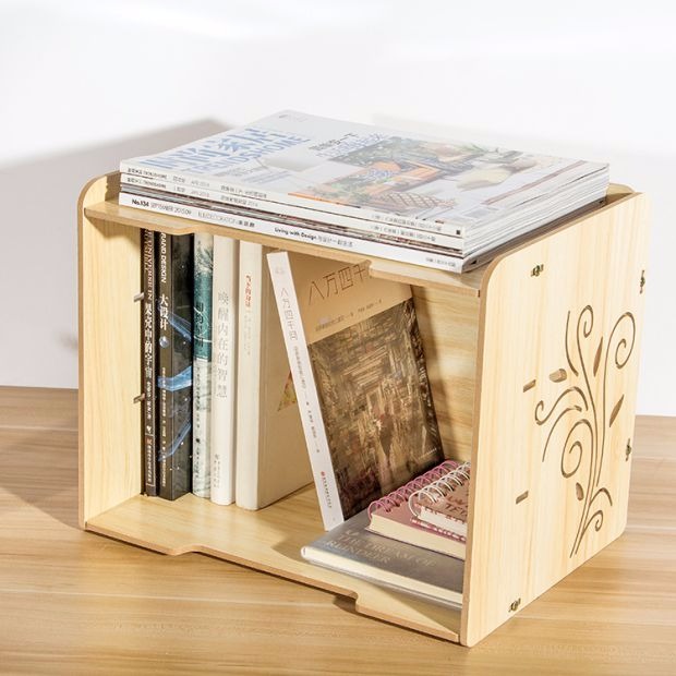 创意大号多层A4纸文件夹木质办公室桌面收纳