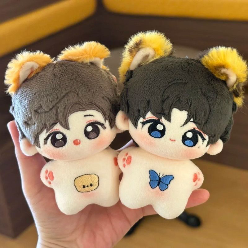 黃星邱鼎傑花生cp垂涎狼兔花詠盛少遊10cm有耳朵棉花娃娃Q版愛豆