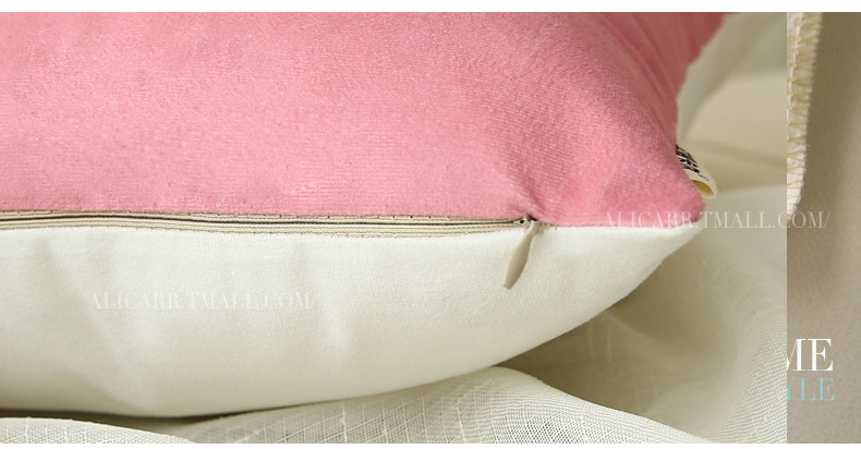 【拉链】侧面带拉链设计,枕套方便拆洗.采用隐形拉链,外形更美观!